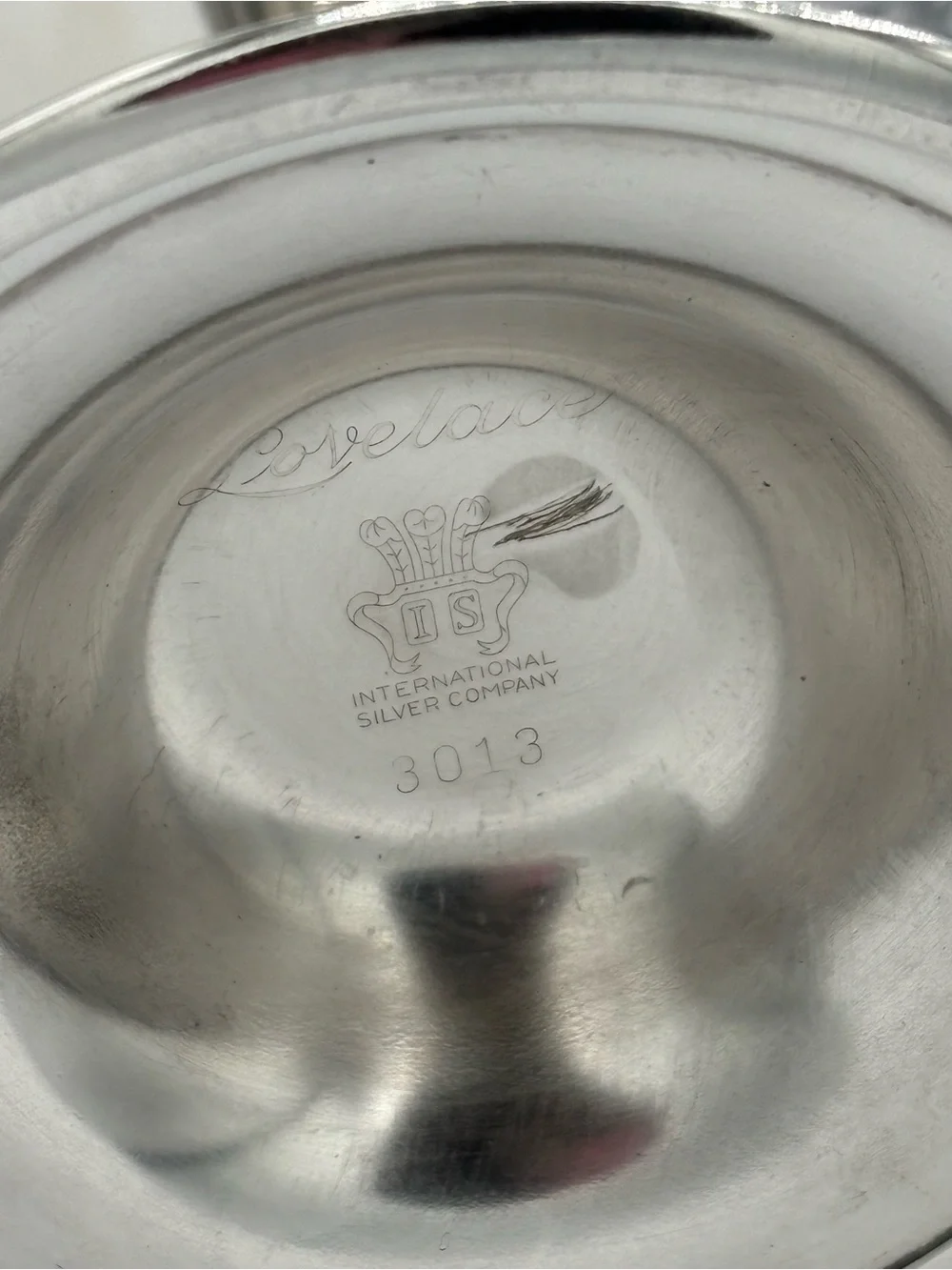 Vintage Intl Silver Lovelace 3013 Silverplate Pedestal Compote Bowl 6.5” high